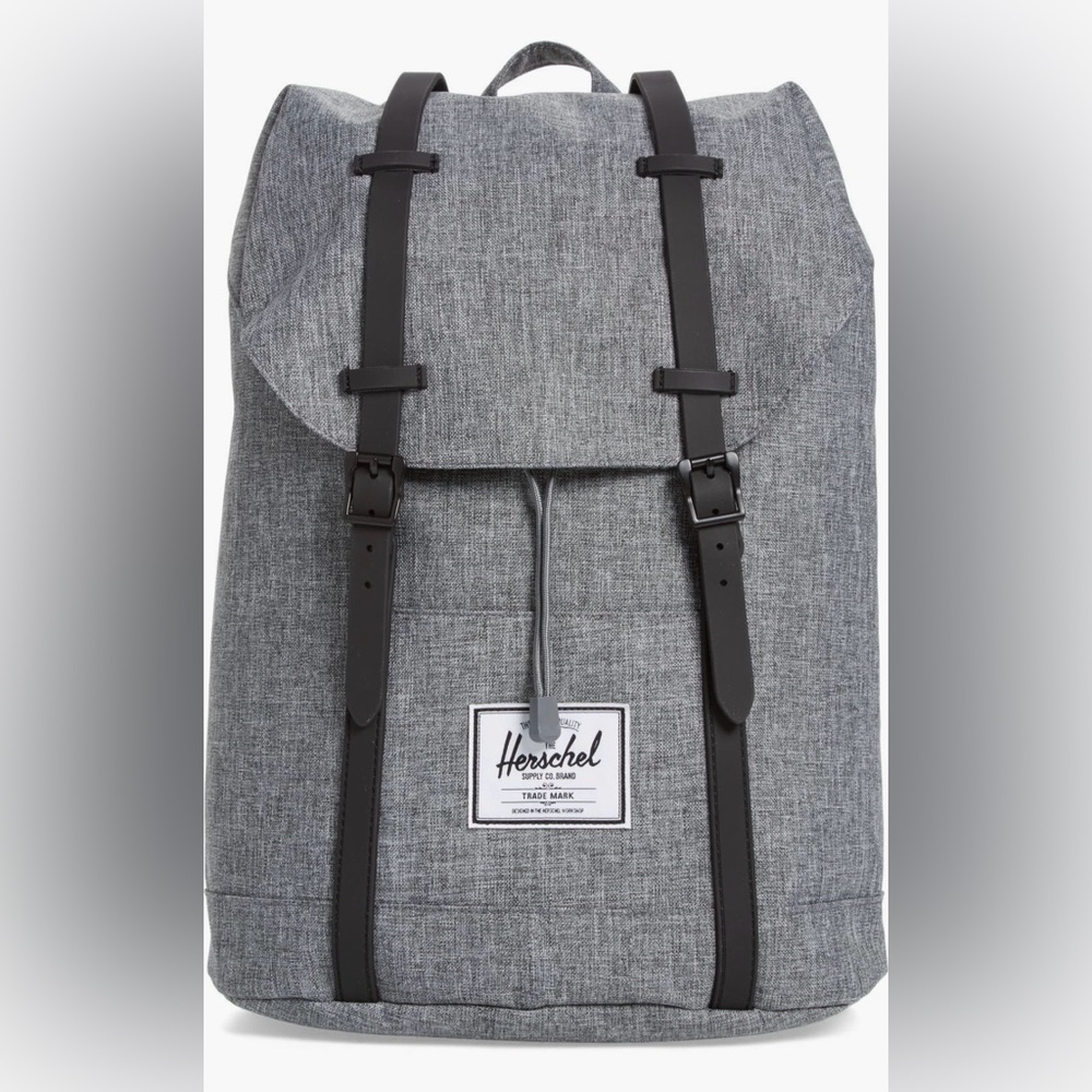 Herschel Supply Co. Retreat Backpack (RAVEN CROSSHATCH)